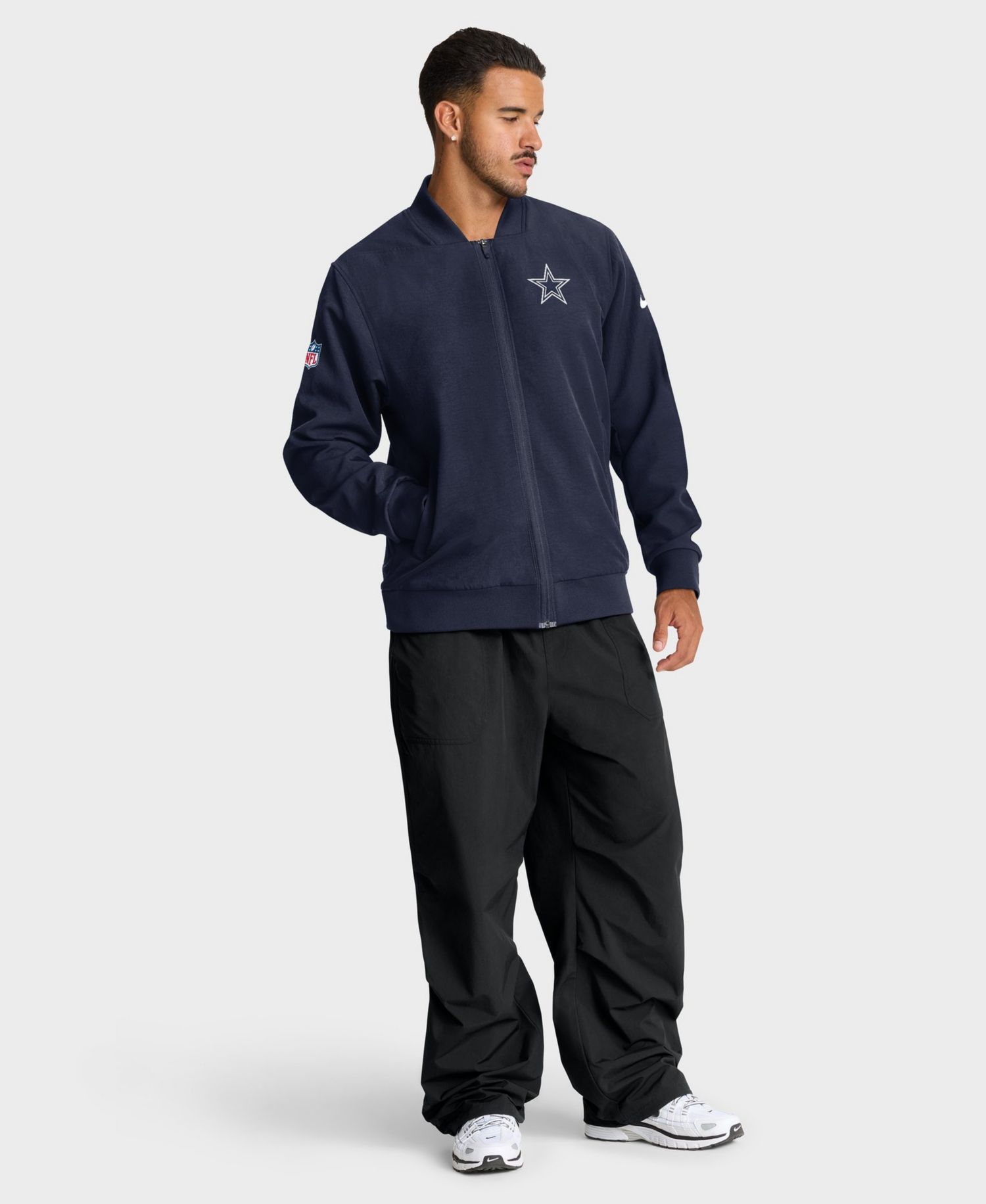 Men's Dallas Cowboys Sideline Full-Zip Bomber Jacket