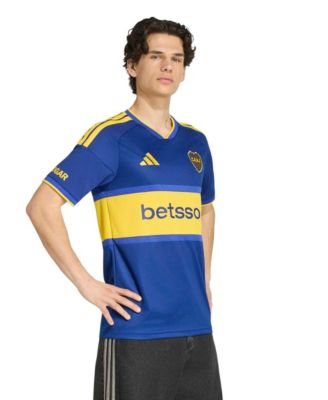 Men's Boca Juniors 2026/27 Home Replica Slim-Fit V-Neck Jersey