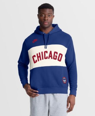 Men's Chicago Cubs Cooperstown Legacy Color-Block Hoodie