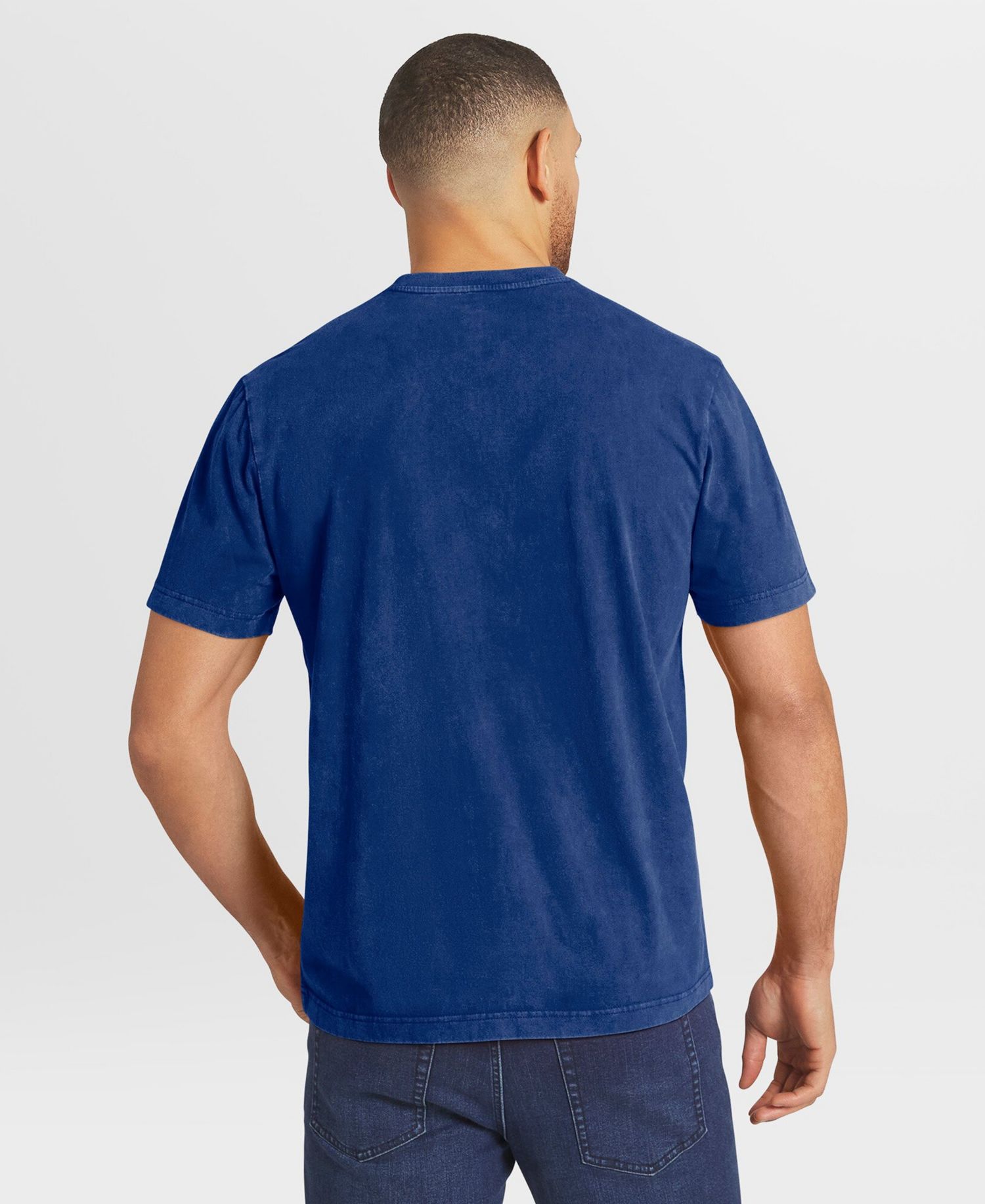 Men's Texas Rangers Distressed Henley Shirt