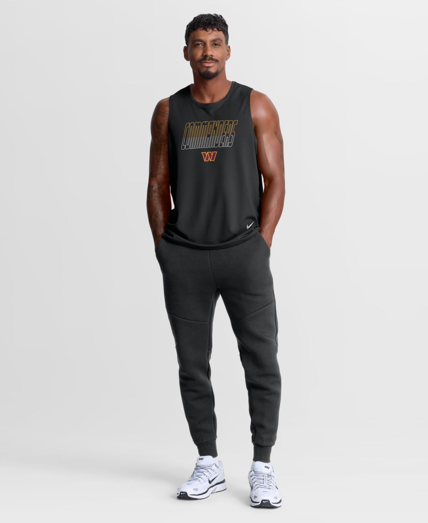 Men's Washington Commanders Kickoff Miler Dri-FIT Crewneck Tank Top