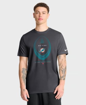 Men's Miami Dolphins Legend Icon Crewneck Screen Print T-Shirt