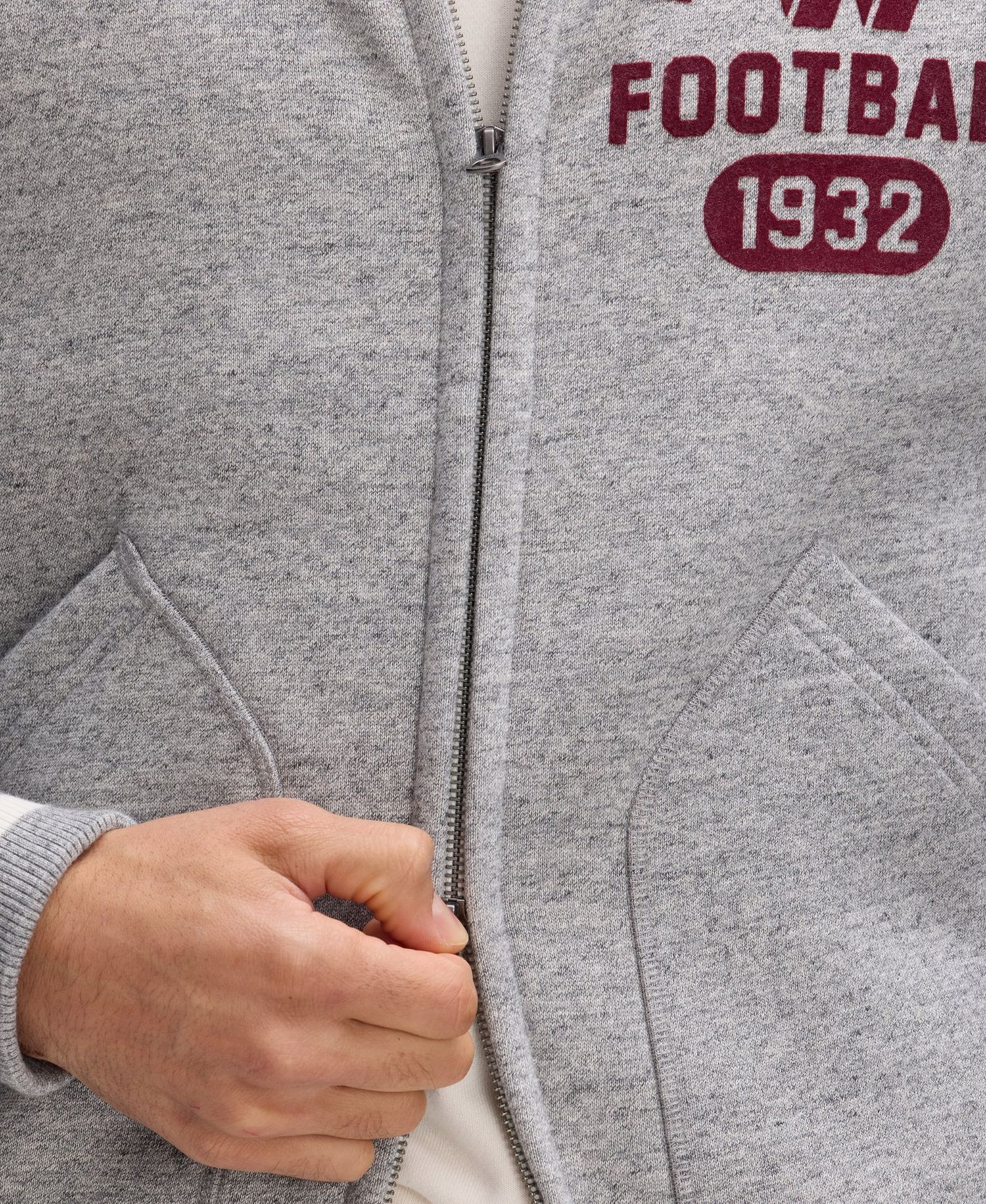 Men's Washington Commanders IconicFleece Full-Zip Jacket