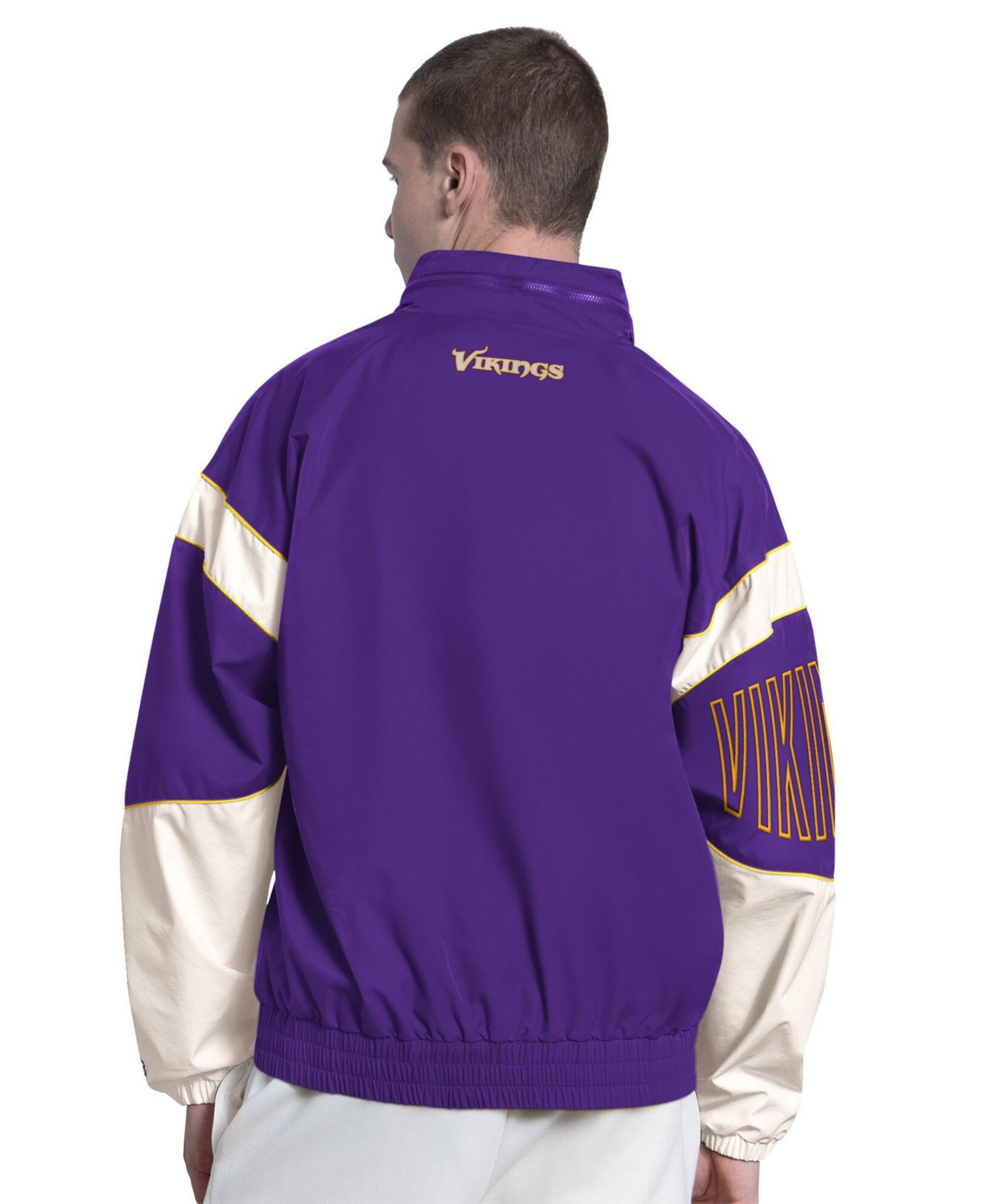 Men's Minnesota Vikings The Gust Full-Zip Color-Block Hooded Jacket