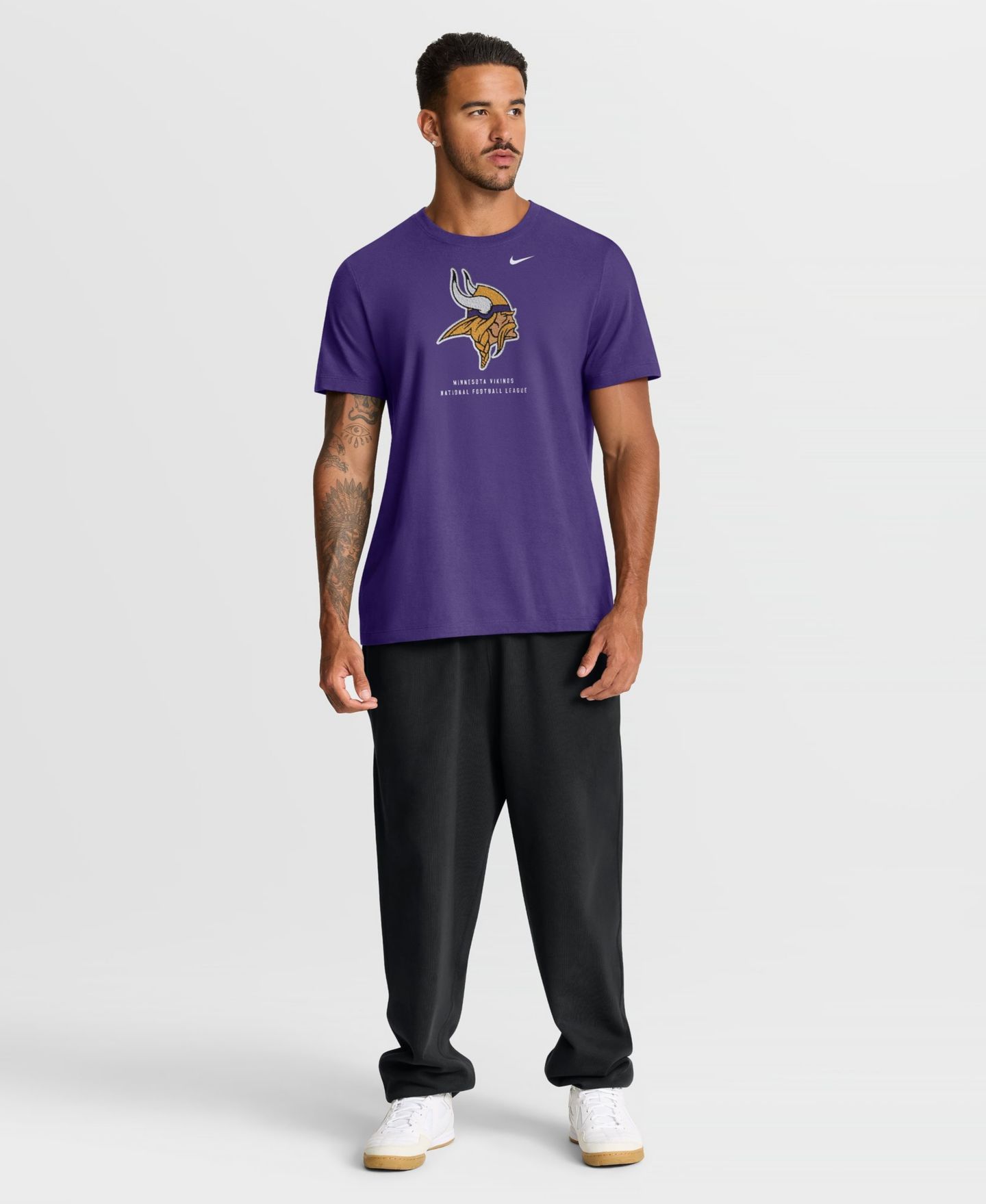 Мужская футболка Nike Minnesota Vikings Essential Crewneck — фото 3