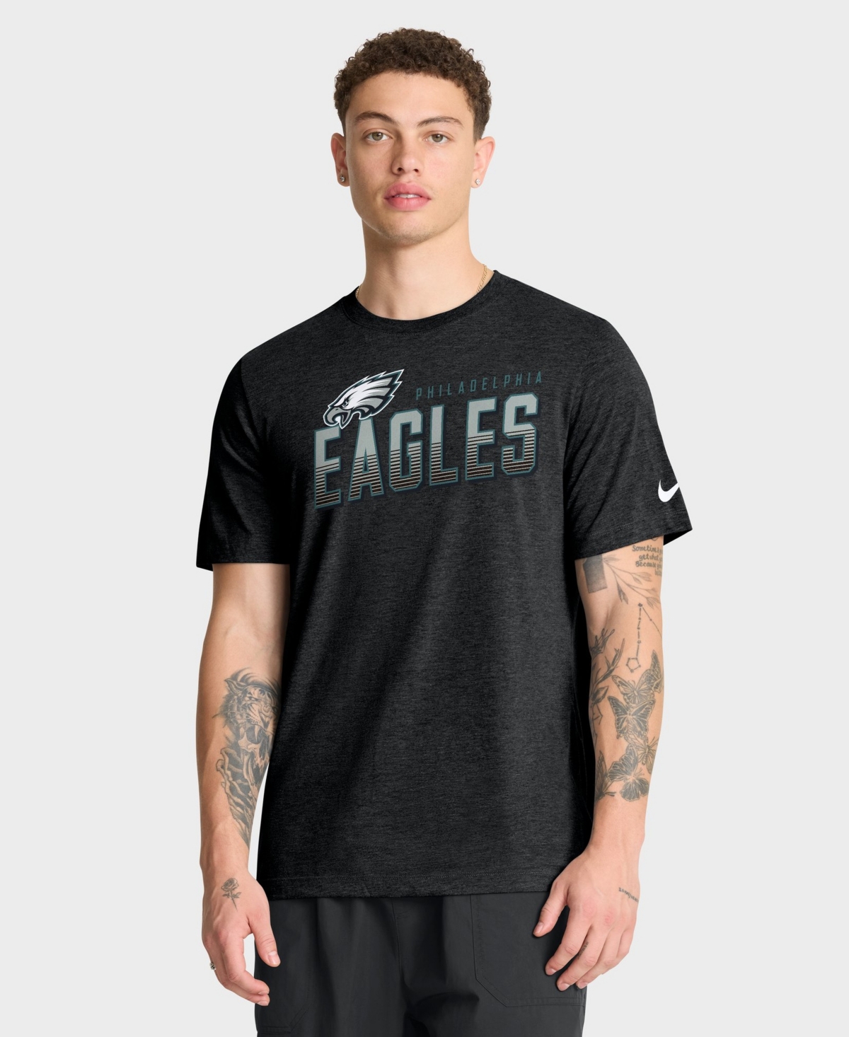 Nike Men's Philadelphia Eagles Believe The Game Screen-Print Tri-Blend T-Shirt