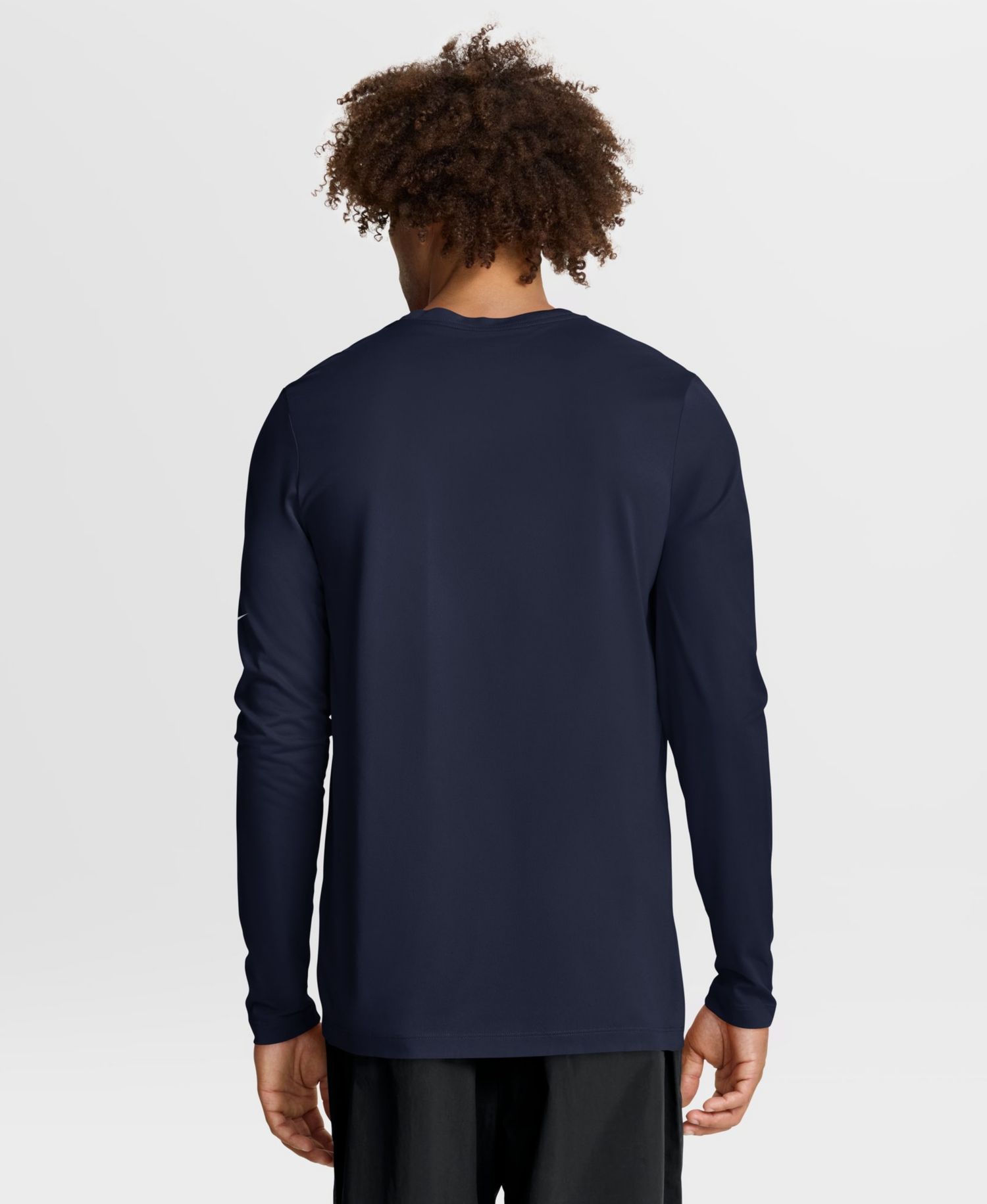 Men's New England Patriots Legend Icon Long-Sleeve Crewneck T-Shirt