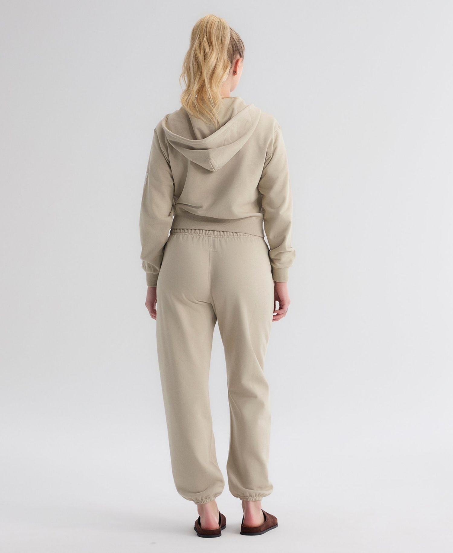 Women's Los Angeles Dodgers Iconic Full-Zip Cropped Terry Hoodie