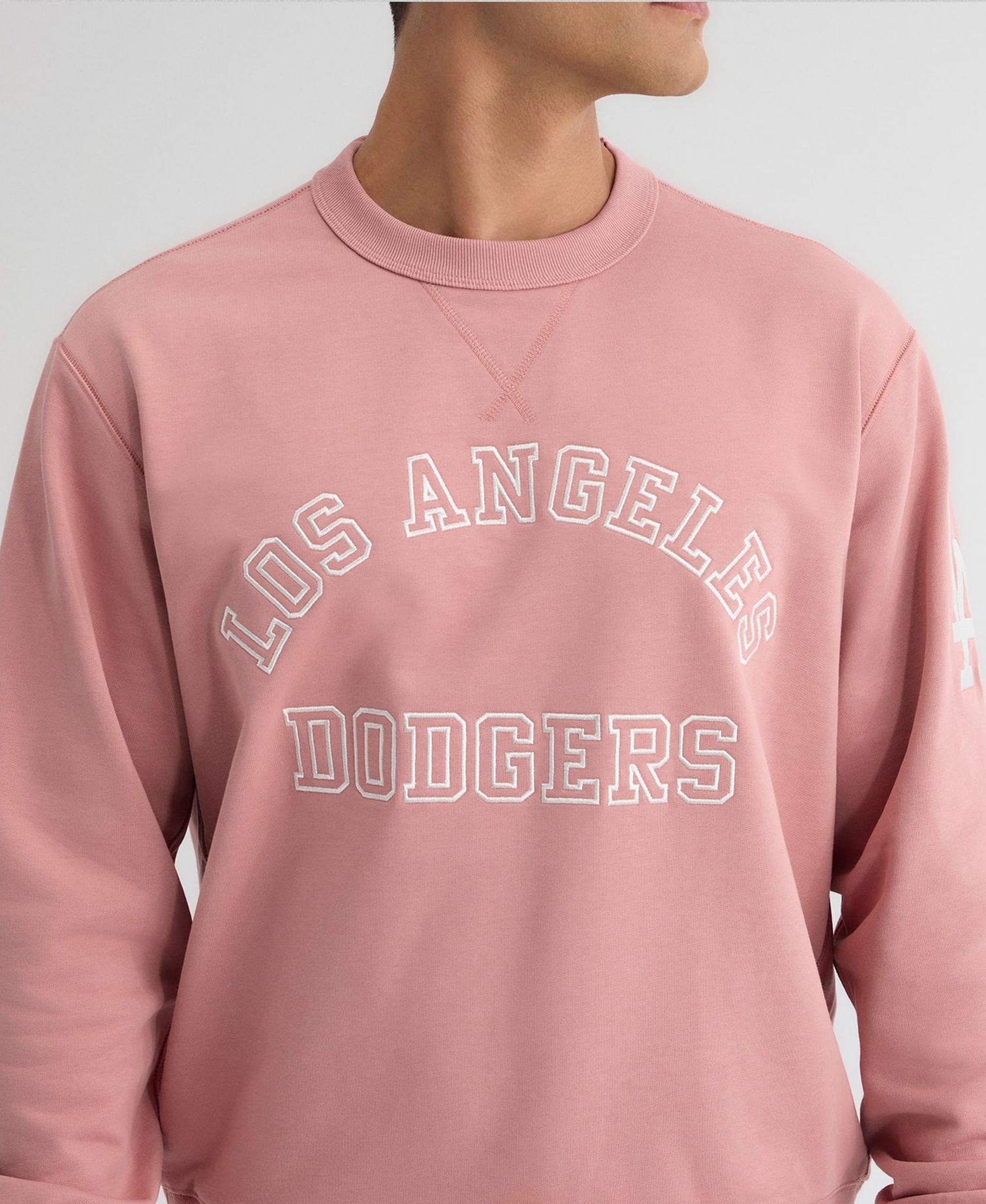 Men's Los Angeles Dodgers Iconic Relaxed-Fit Long-Sleeve Crewneck Sweatshirt