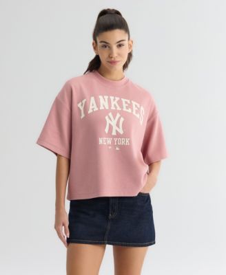 Women's New York Yankees Boxy-Crop T-Shirt