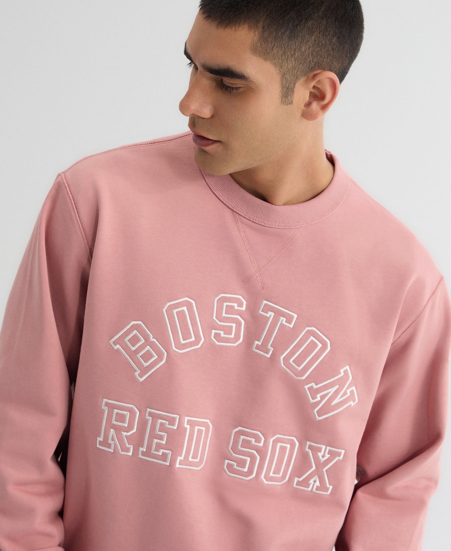 Men's Boston Red Sox Iconic Relaxed-Fit Terry Sweatshirt