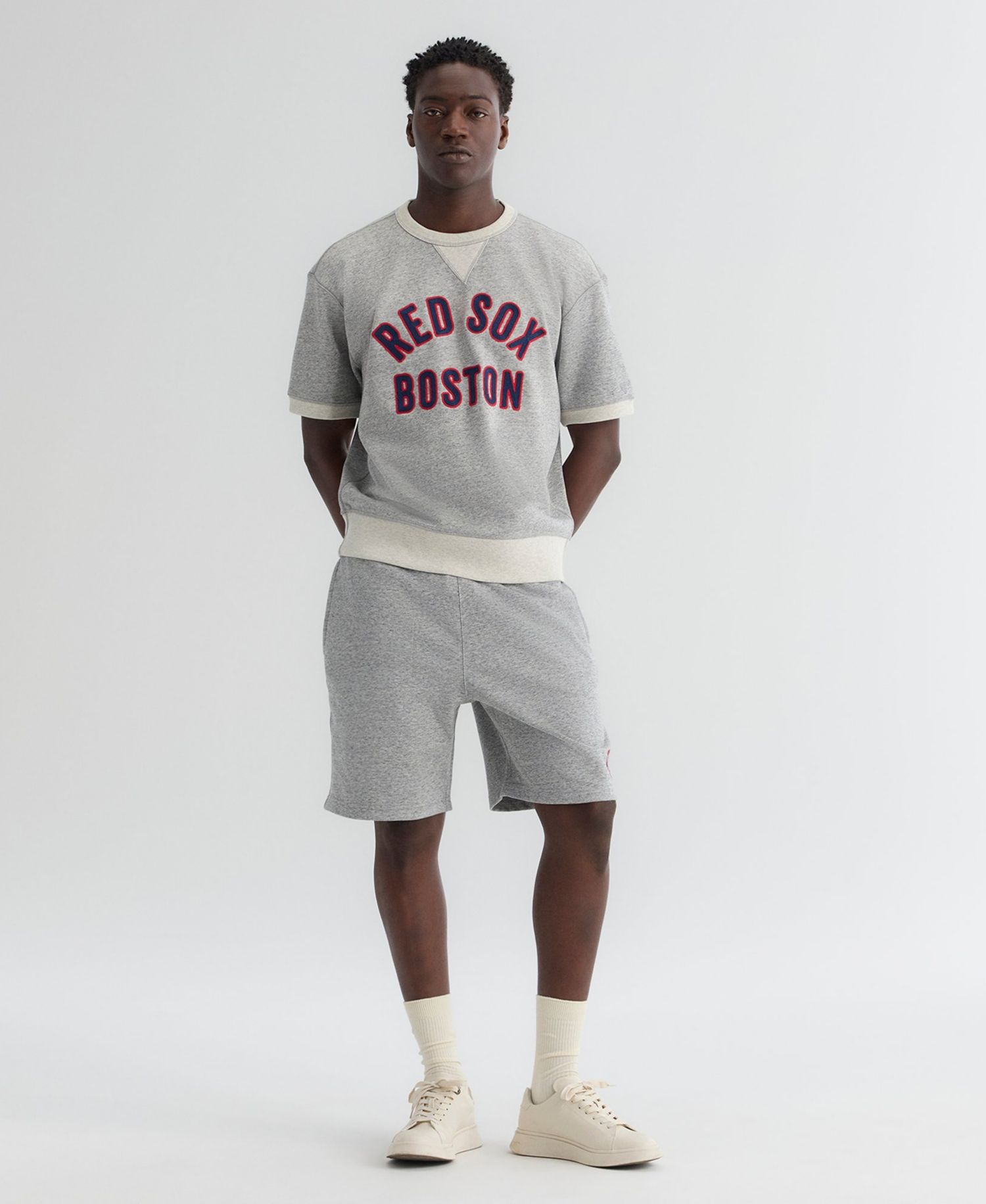 Men's Boston Red Sox Iconic Terry Relaxed-Fit Sweat Shorts, 8" Inseam