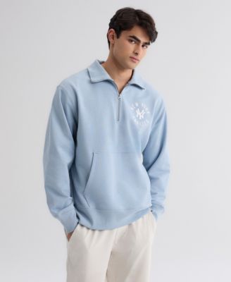 Men's New York Yankees Iconic Quarter-Zip Sweatshirt