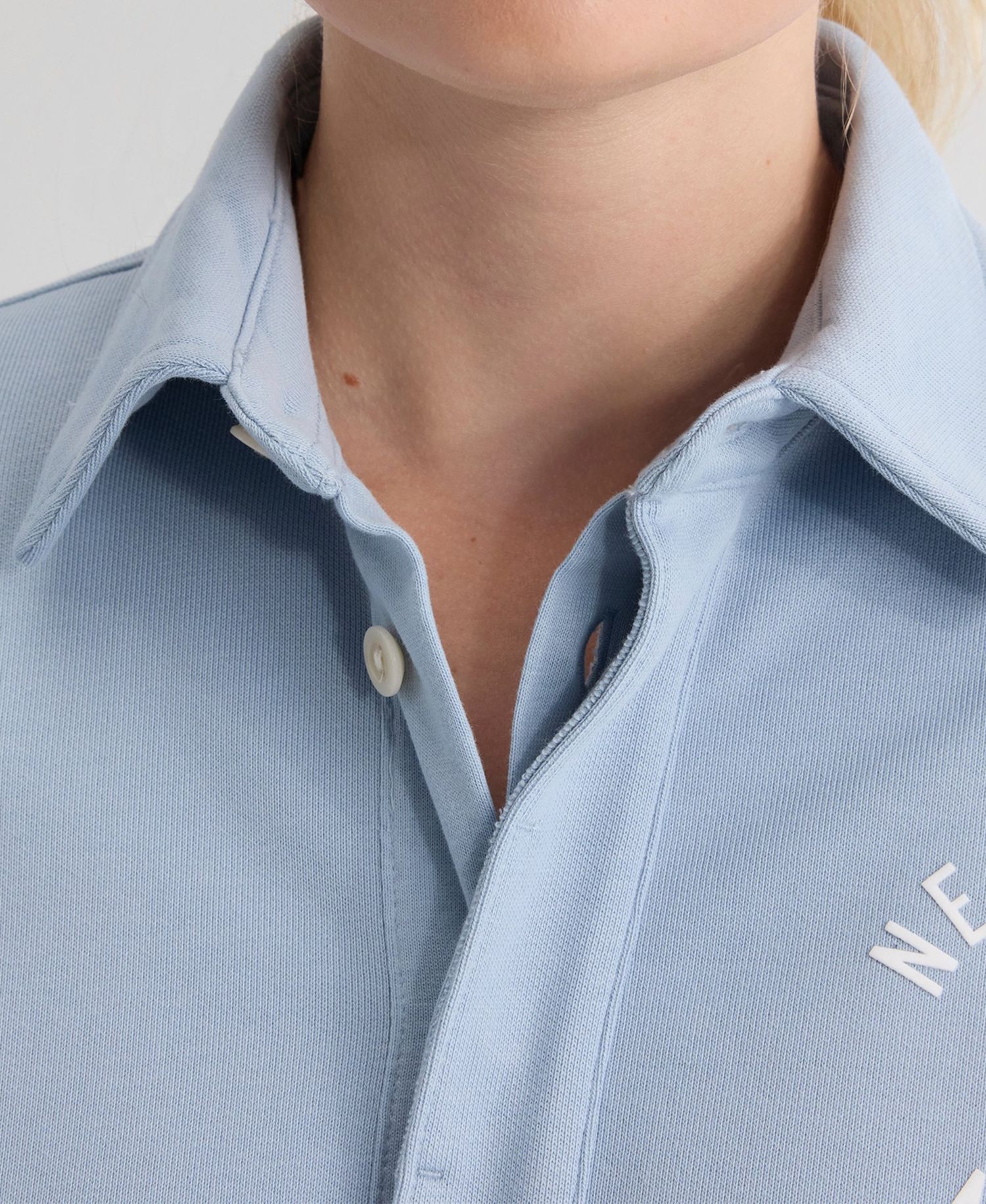 Women's Iconic New York Mets Cropped Polo Sweatshirt