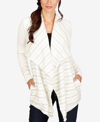 lucky brand open front duster cardigan