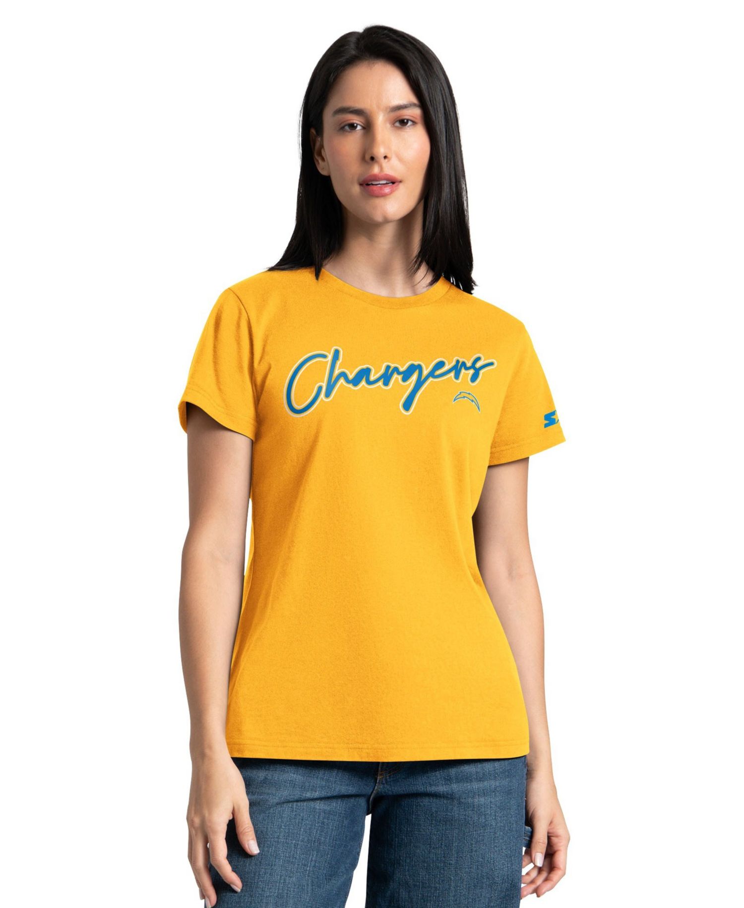 Women's Powder Blue/Gold Los Angeles Chargers T-Shirt Combo Pack, 2-Piece