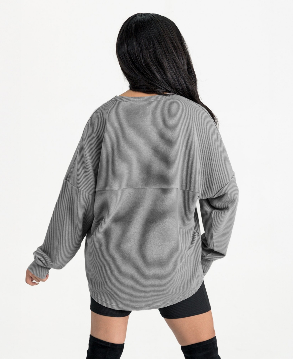 Gameday Couture Women's Chicago Bears Oversized Corded Sweatshirt