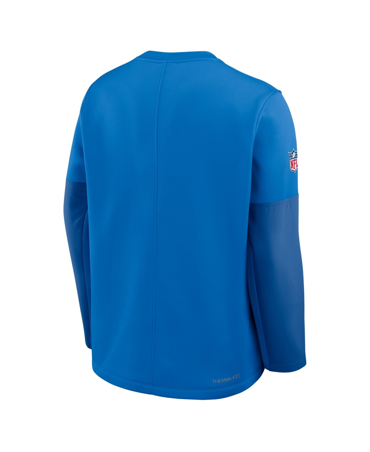 Nike Men's Detroit Lions Sideline Coaches Midweight Crew Pullover Sweatshirt