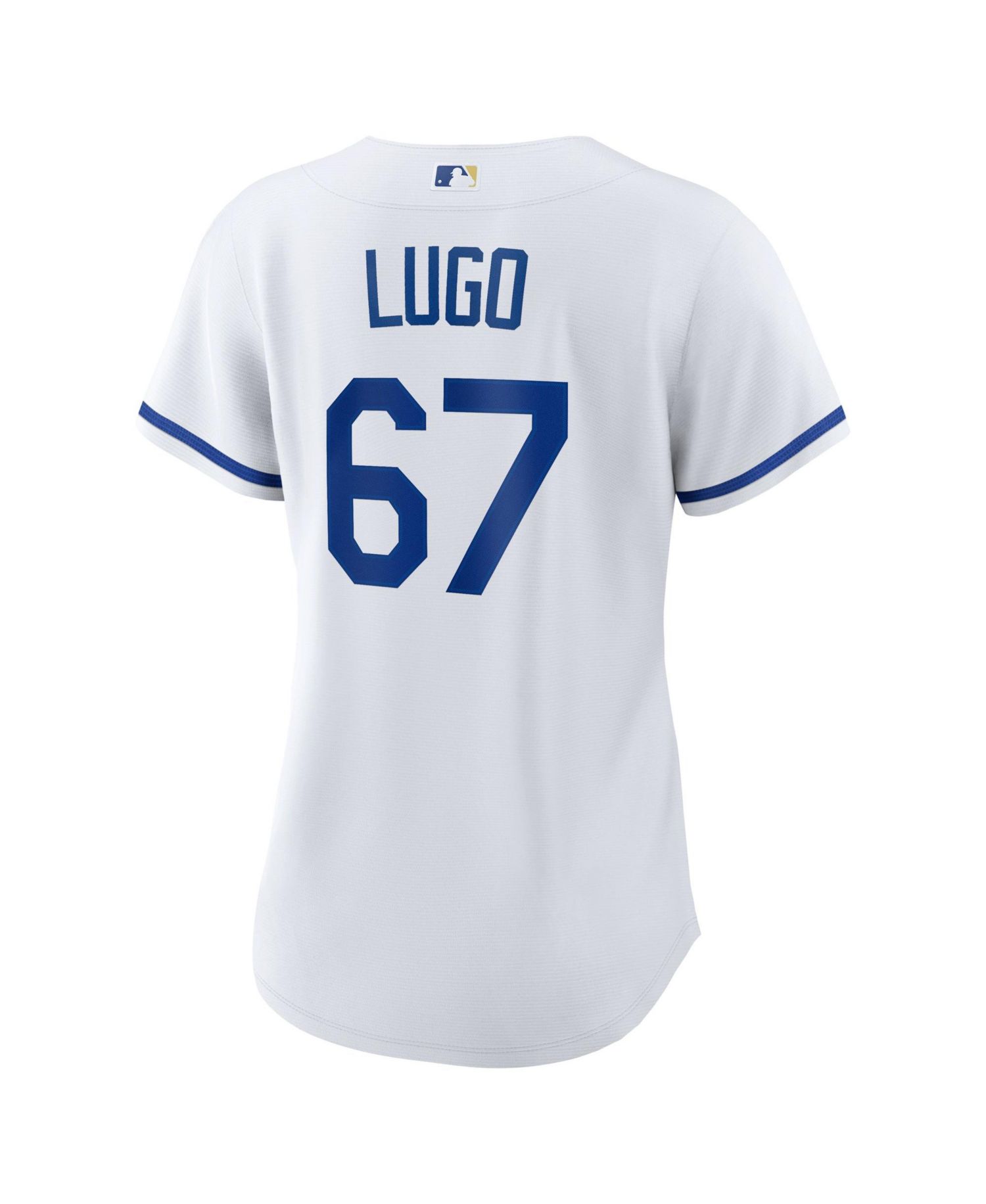 Men's Kansas City Royals S Lugo 67 Replica Short-Sleeve V-Neck Jersey