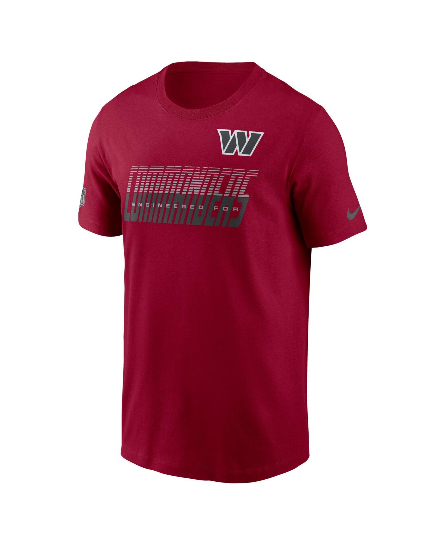 Men's Washington Commanders Sideline Team Issue Screen Print T-Shirt