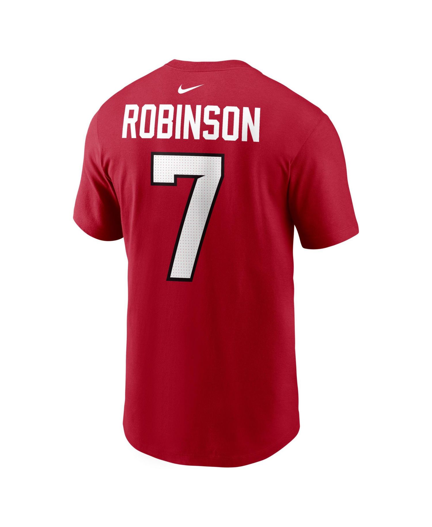 Men's Atlanta Falcons Bijan Robinson Mesh-Detail Numbers T-Shirt