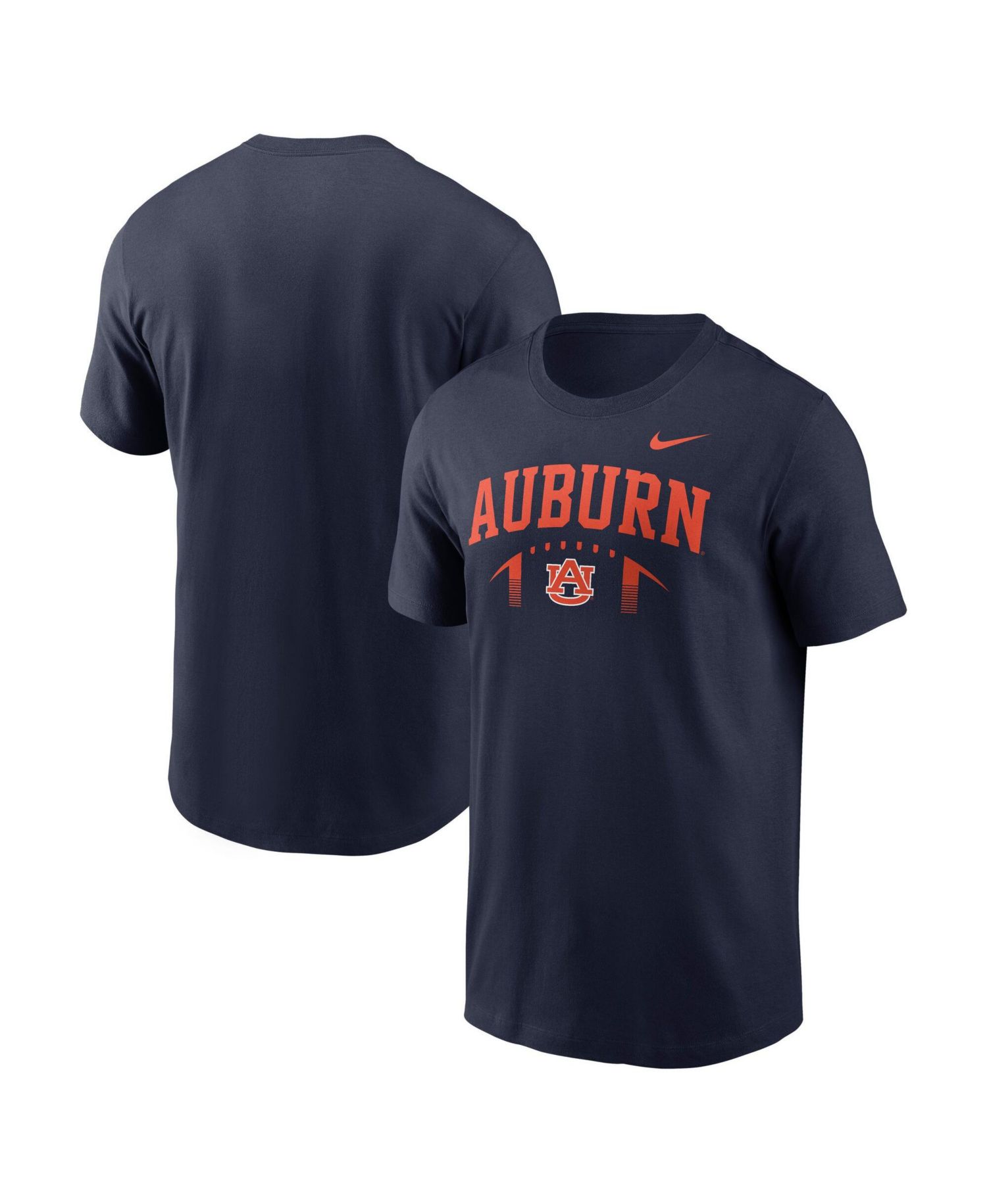 Men's Auburn Tigers Auburn Primetime Football Icon Short-Sleeve Crewneck T-Shirt