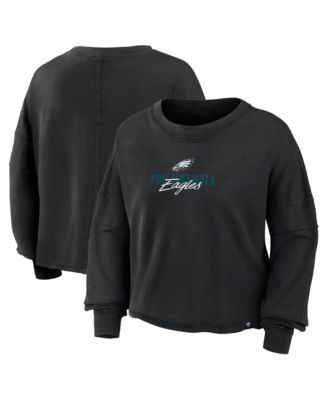 Women's Philadelphia Eagles Chop Block Oversized Boxy Long-Sleeve Top