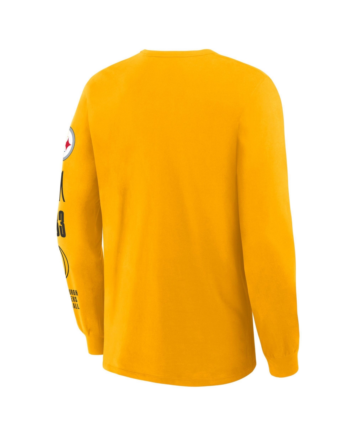 Fanatics Men's Pittsburgh Steelers Legacy Crewneck Long-Sleeve T-Shirt