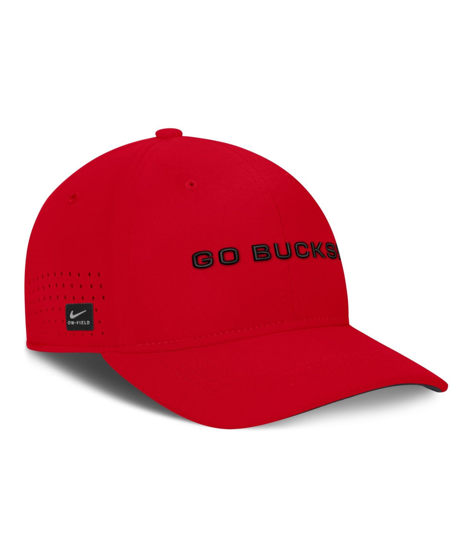 Ohio State Buckeyes Stretch-Fit Aerobill Swooshflex Baseball Cap