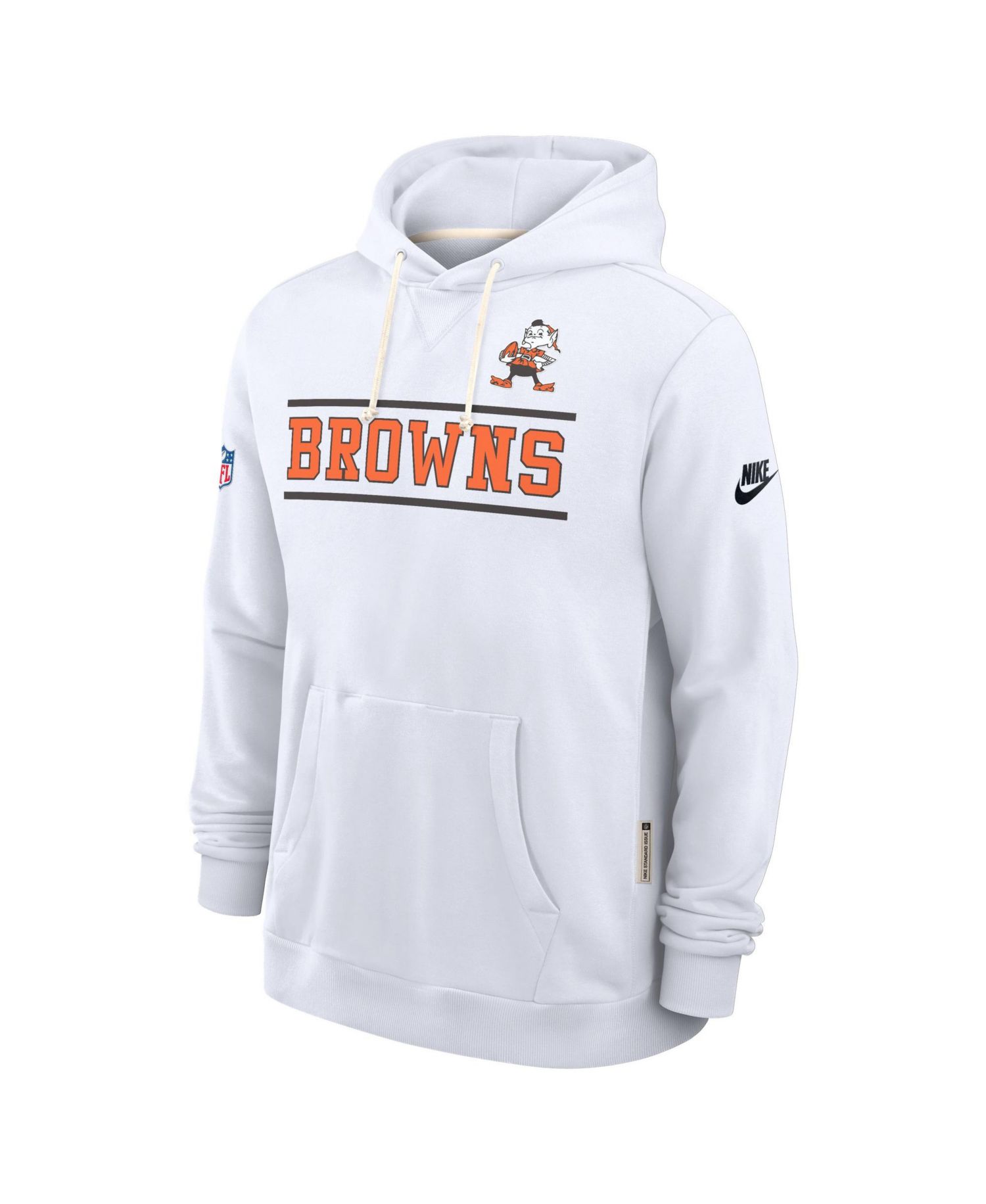 Men's Cleveland Browns Standard Issue Relaxed-Fit Heavyweight Hoodie