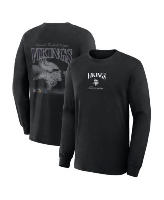 Men's Minnesota Vikings Midnight Falls Long-Sleeve Graphic T-Shirt