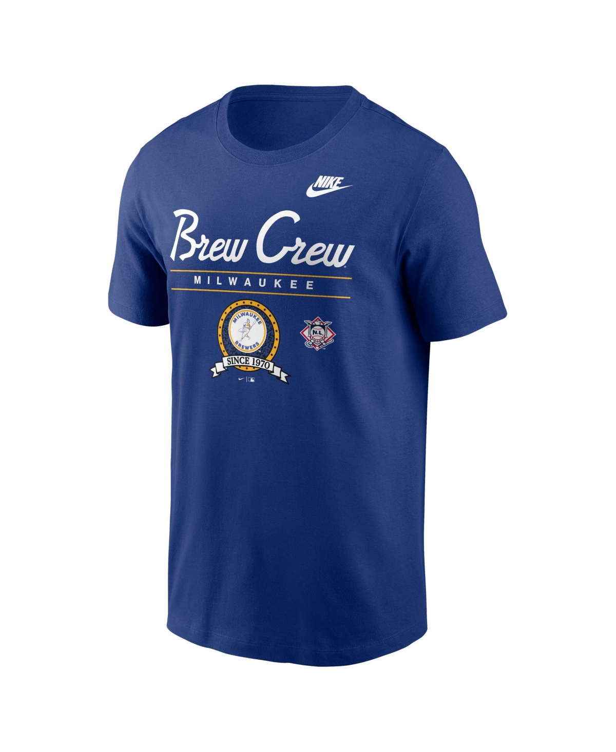 Nike Men's Milwaukee Brewers Cooperstown Graphic Short-Sleeve T-Shirt