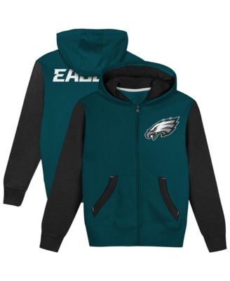 Boys' and Girls' Philadelphia Eagles Stadium Color Block Full-Zip Hoodie