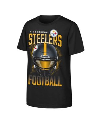 Boys' and Girls' Pittsburgh Steelers Crew-Neck Regular-Fit T-Shirt