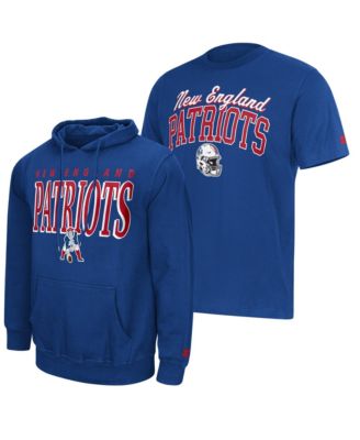 Men's 2-Piece New England Patriots Vintage Logo Graphic Hoodie and T-Shirt Set