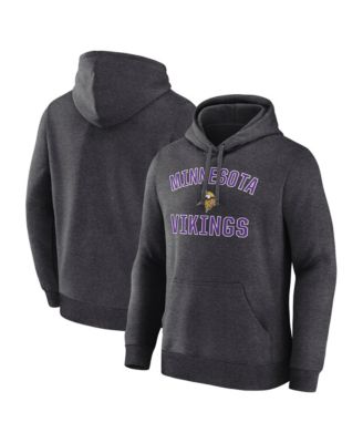 Men's Minnesota Vikings Arch Victory Fleece Long-Sleeve Hoodie