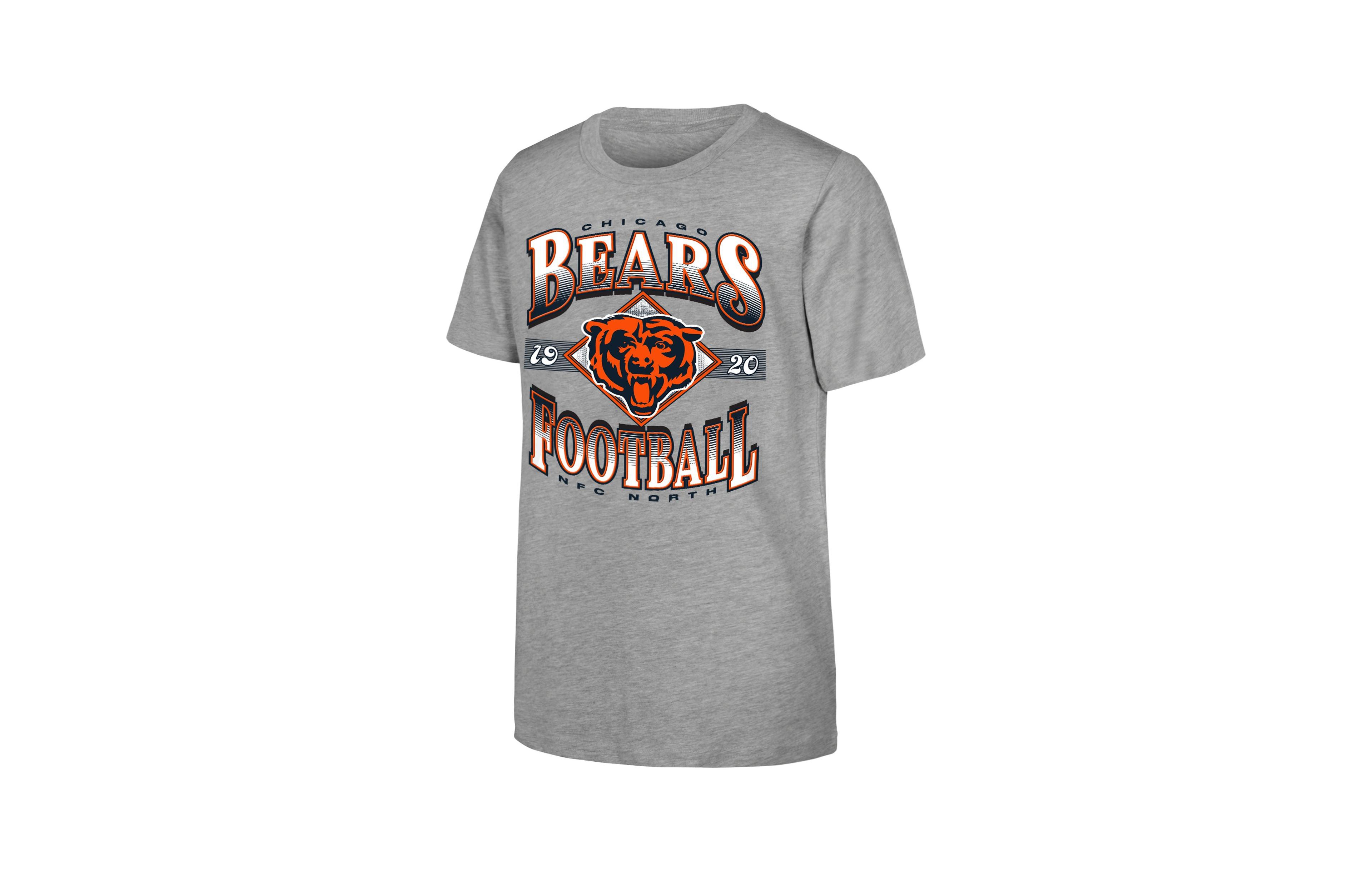 Outerstuff Boys' and Girls' Chicago Bears Of Days Past Screen-Print T-Shirt