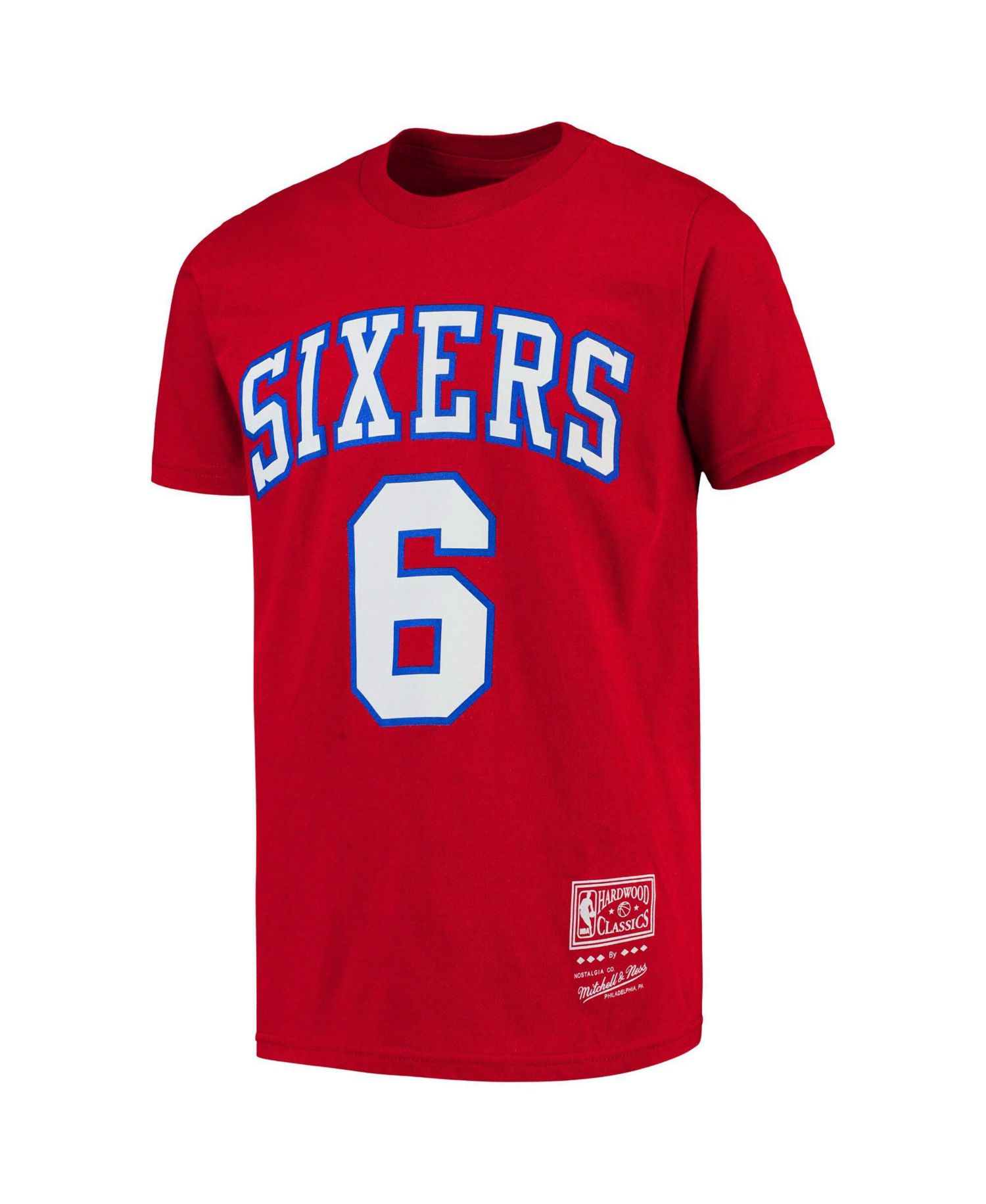 Boys' and Girls' Philadelphia 76ers Julius Erving Hardwood Classics T-Shirt
