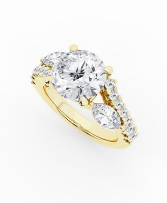IGI Certified Lab-Grown Diamond Ring (5-1/2 ct. t.w.) in 14k Yellow Gold