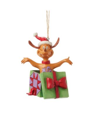 Dr. Seuss Max in Present Hanging Ornament