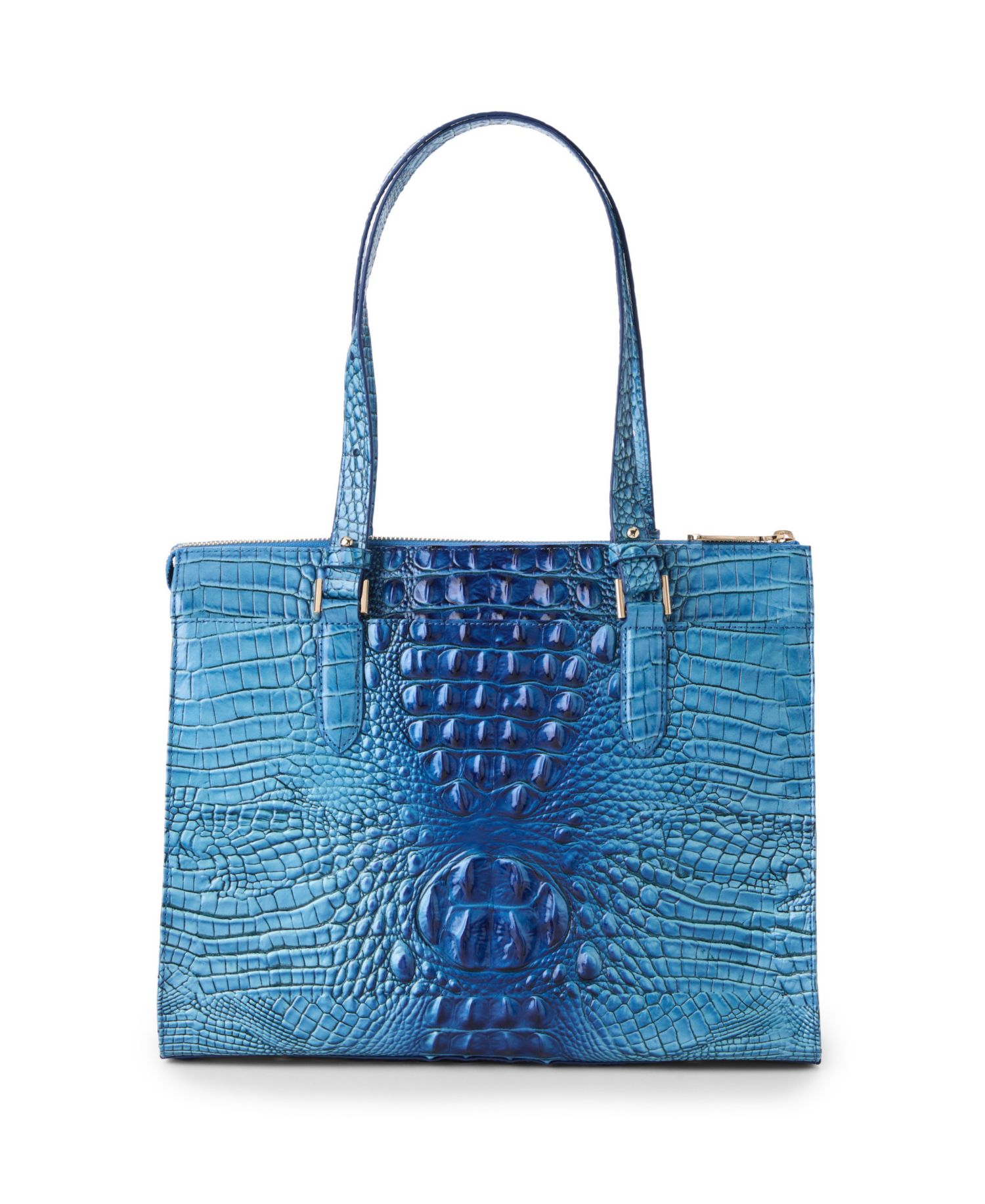 Anywhere Melbourne Embossed Medium Leather Tote Bag