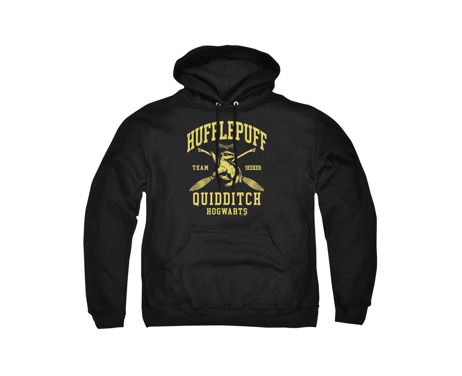 Men's Hufflepuff Quidditch Arch Graphic Hooded Pullover Hoodie