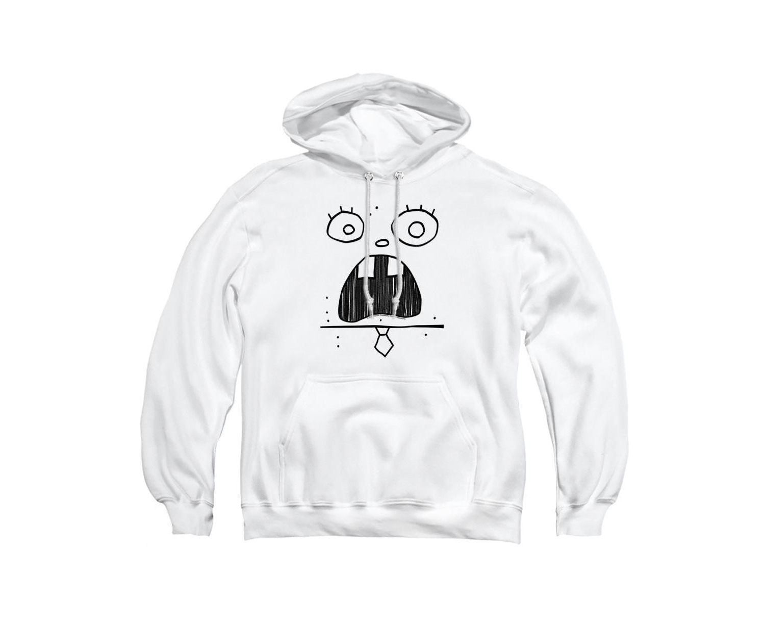 Men's Doogle Face Graphic Pull-Over Hoodie