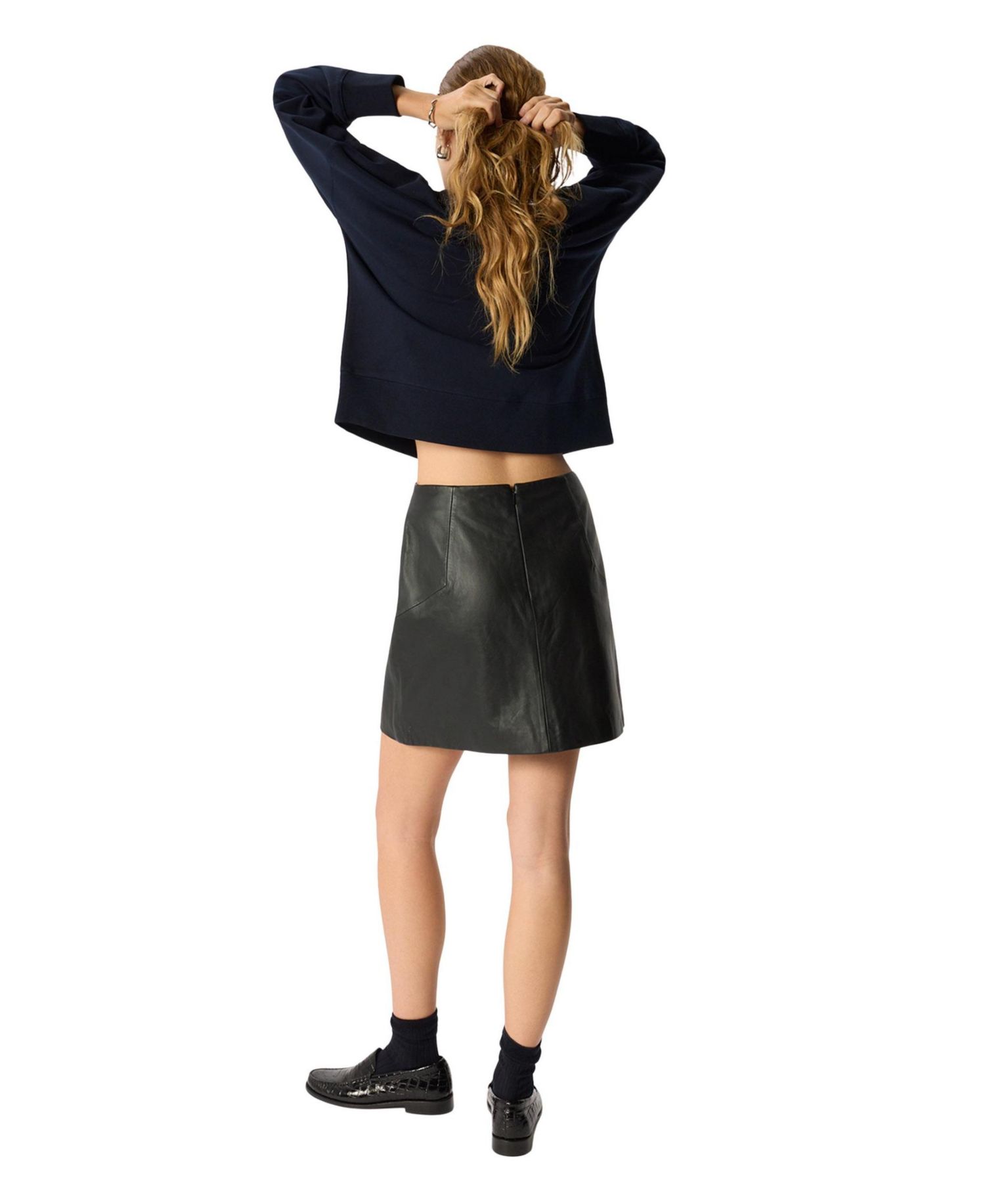 Women's Beau Cotton Oversized Crewneck Sweatshirt