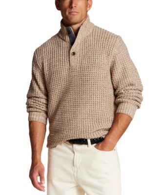 Men's Textured Mixy Mockneck Sweater
