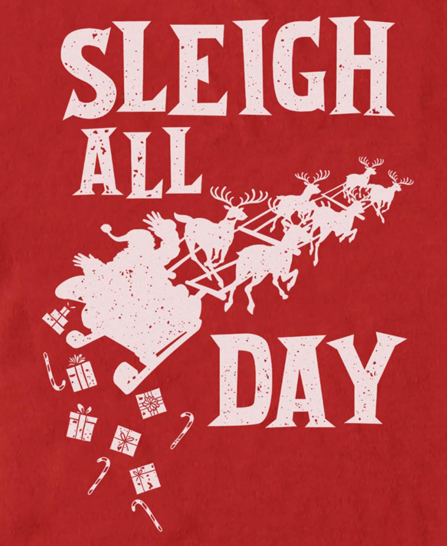 Men's Sleigh Christmas Graphic T-Shirt