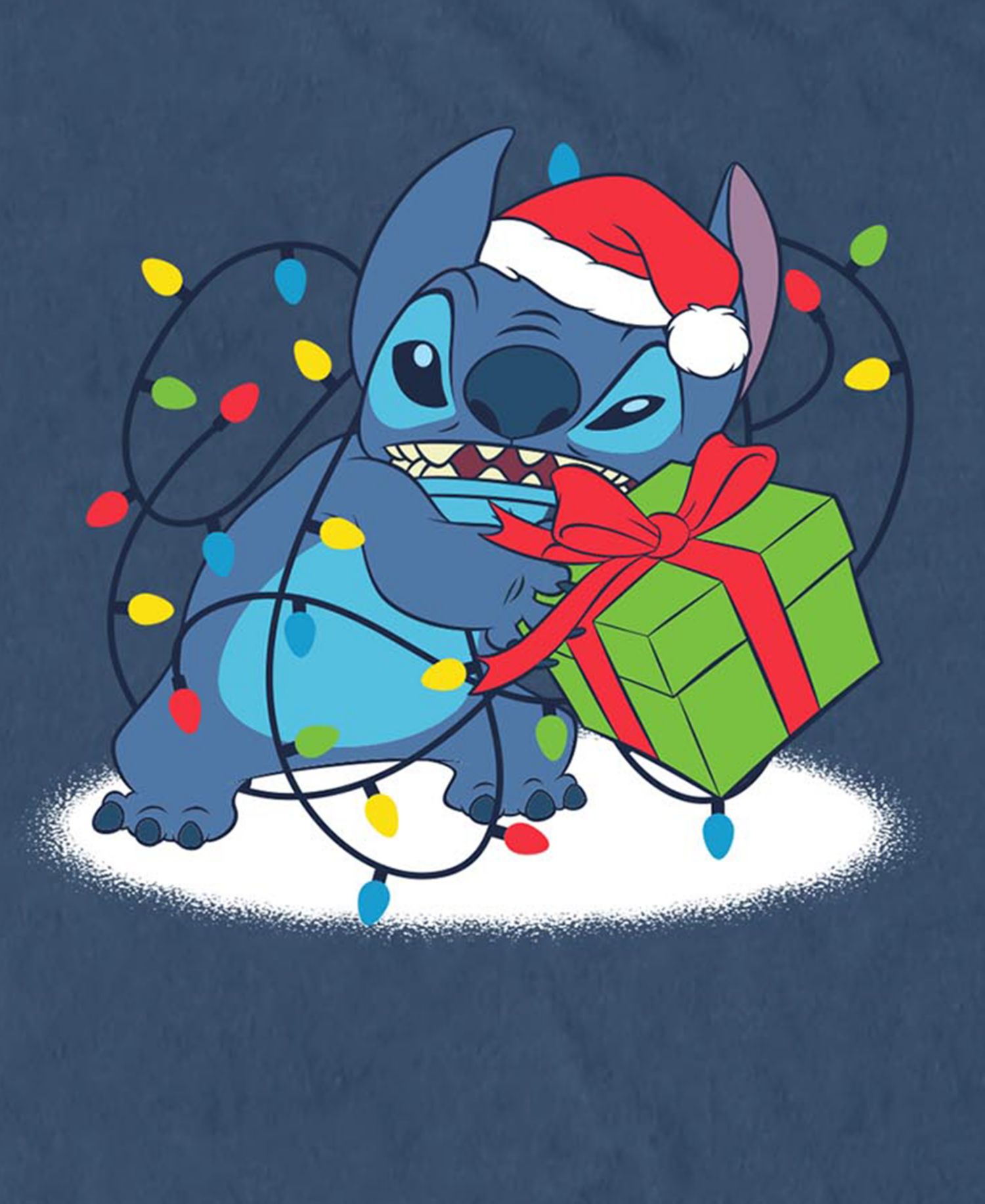 Men's Stitch Lights Lilo & Stitch Graphic T-Shirt