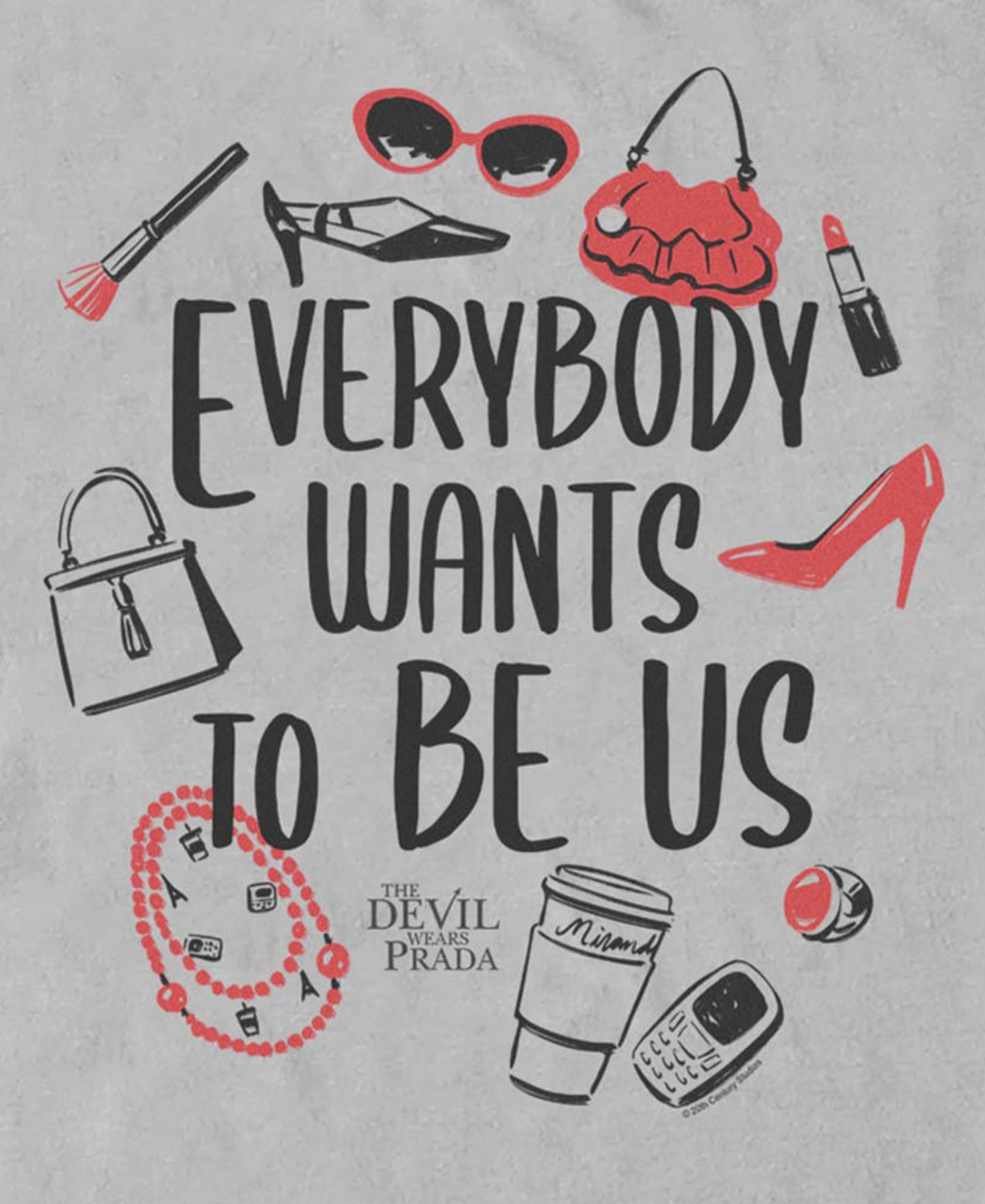 Мужская футболка Fifth Sun The Devil Wears Prada Be Us Graphic Short-Sleeve, цвет: Ледяной серый — фото 3