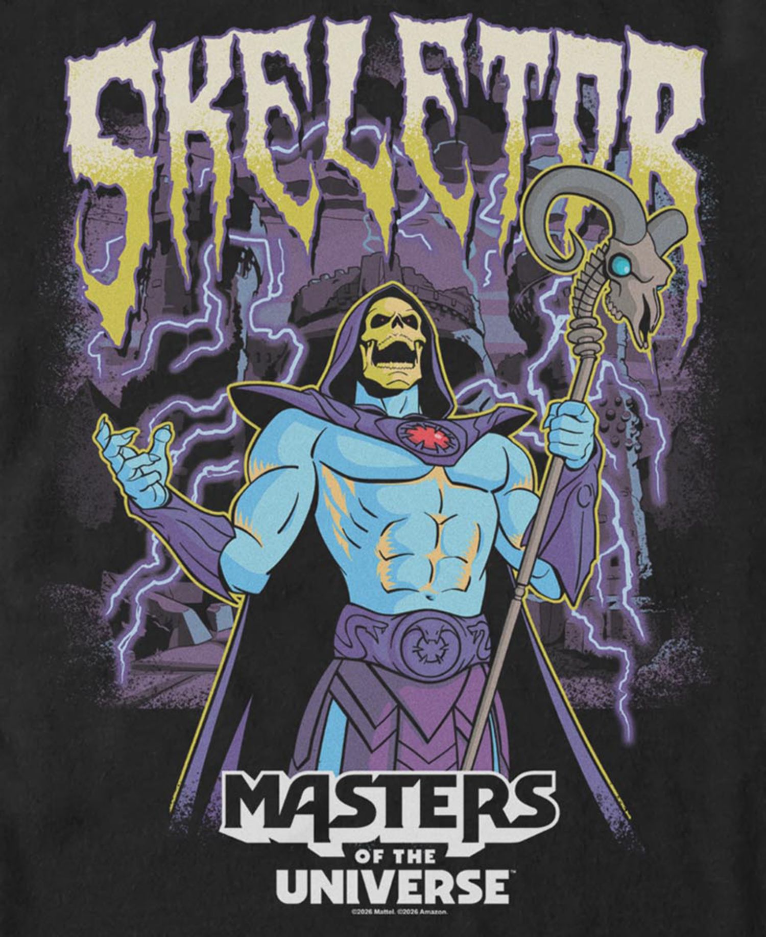 Men's Masters of the Universe Metaltor Back Graphic T-Shirt
