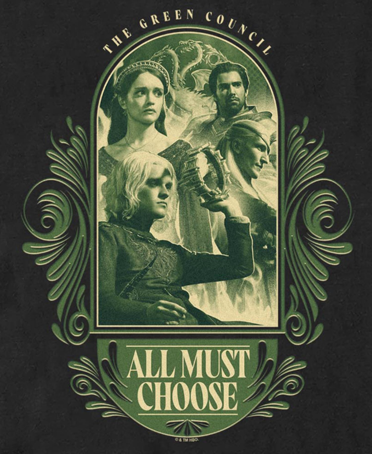 Men's House of the Dragon All Must Choose Graphic T-Shirt